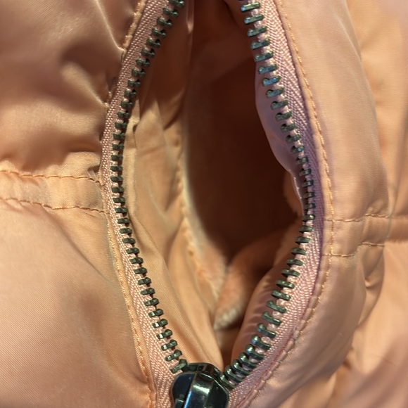 Juicy Couture Belle D'Juicy pink reversable puffer vest kids size 12 - Picture 10 of 13